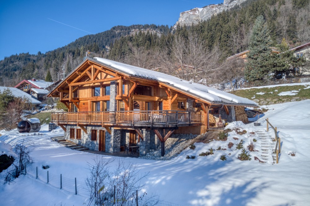 Chalet sur mesure en mélèze proche Chamonix