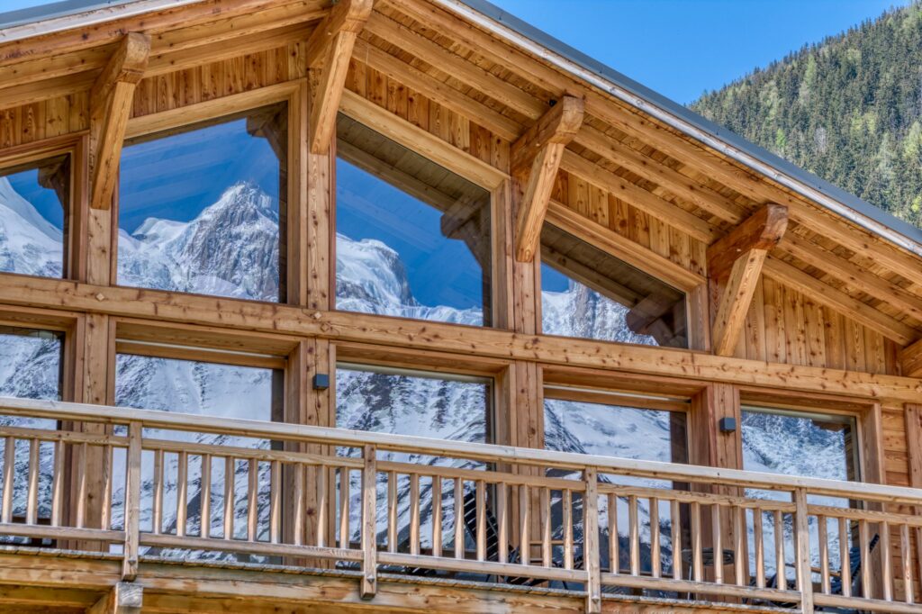 Chalet poteau poutre Chamonix