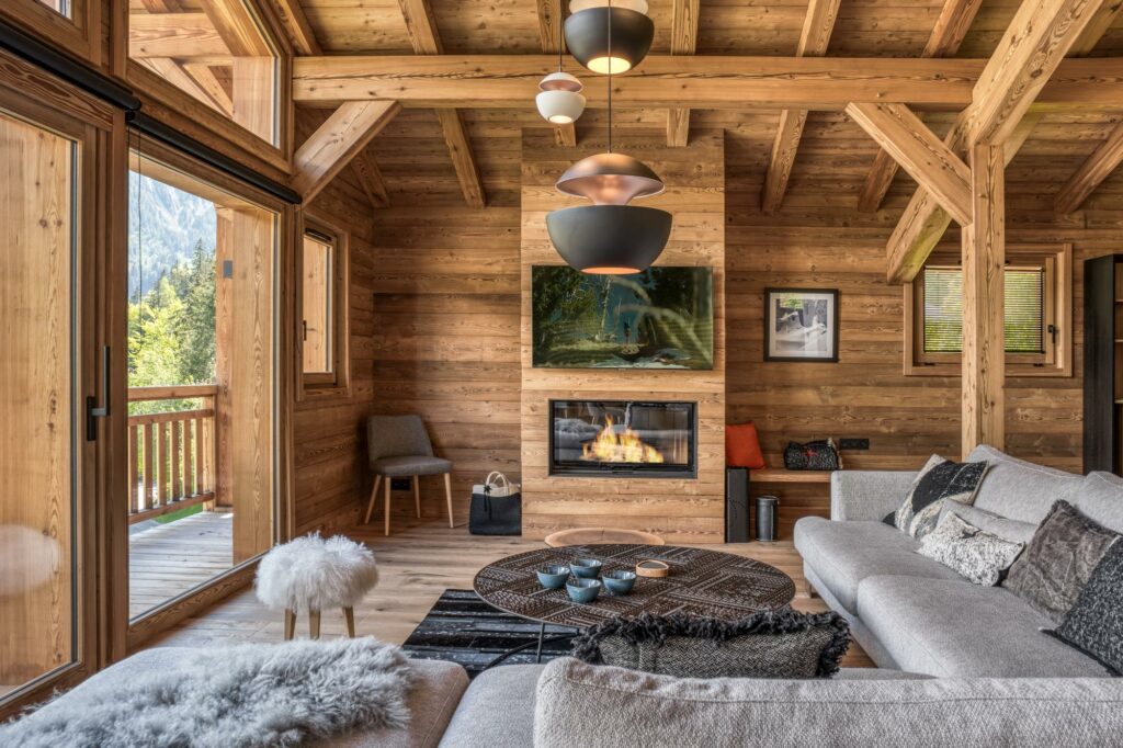 Intérieur chalet Chamonix