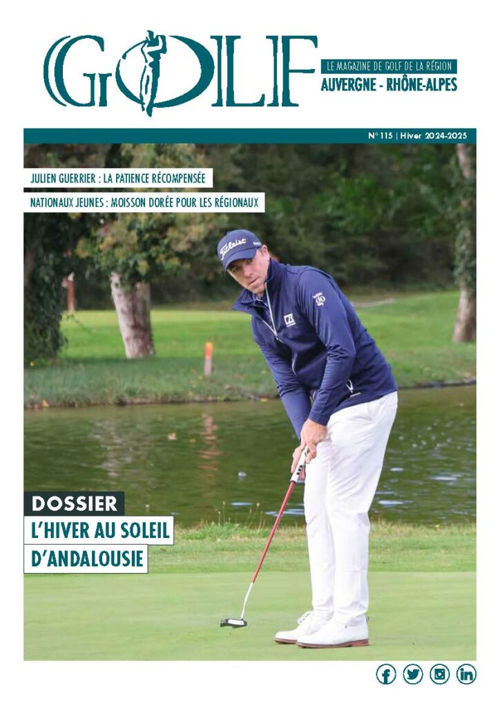 Couverture magazine Golf Rhone Alpes