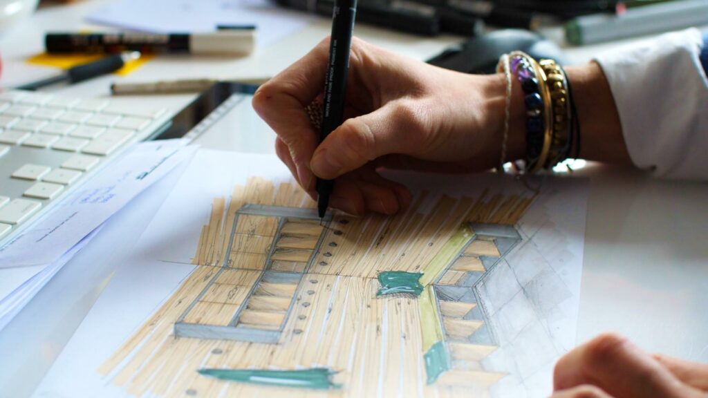 Travail de l'architecte